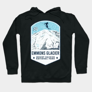 Ski Emmons Glacier Mount Rainier National Park Hoodie